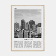 Antofagasta Travel B&W Poster