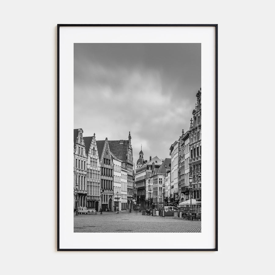 Antwerp Photo B&W Poster