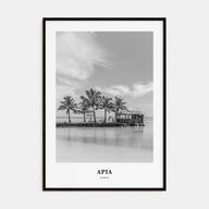 Apia Portrait B&W Poster