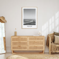 Apollo Bay Portrait B&W Poster