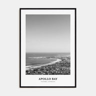 Apollo Bay Portrait B&W Poster