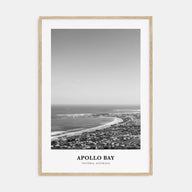 Apollo Bay Portrait B&W Poster