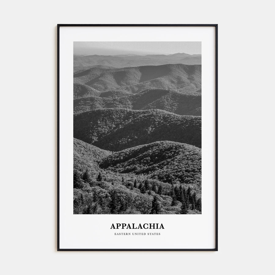 Appalachia Portrait B&W Poster