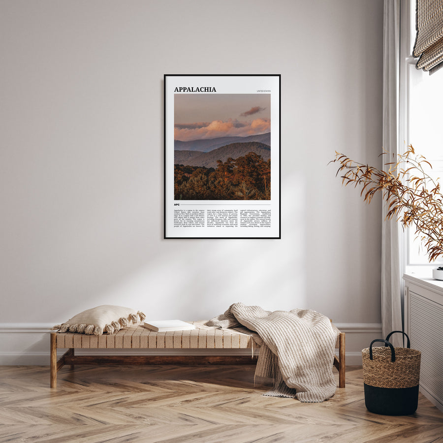 Appalachia Travel Color Poster