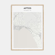 Aptos Map Portrait Poster