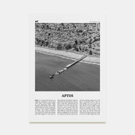 Aptos Travel B&W Poster