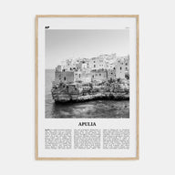 Apulia Travel B&W Poster