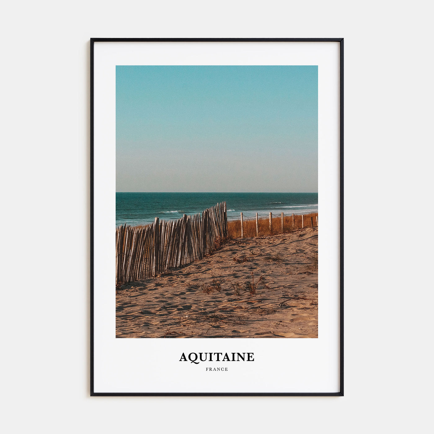 Aquitaine Portrait Color Poster