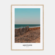 Aquitaine Portrait Color Poster
