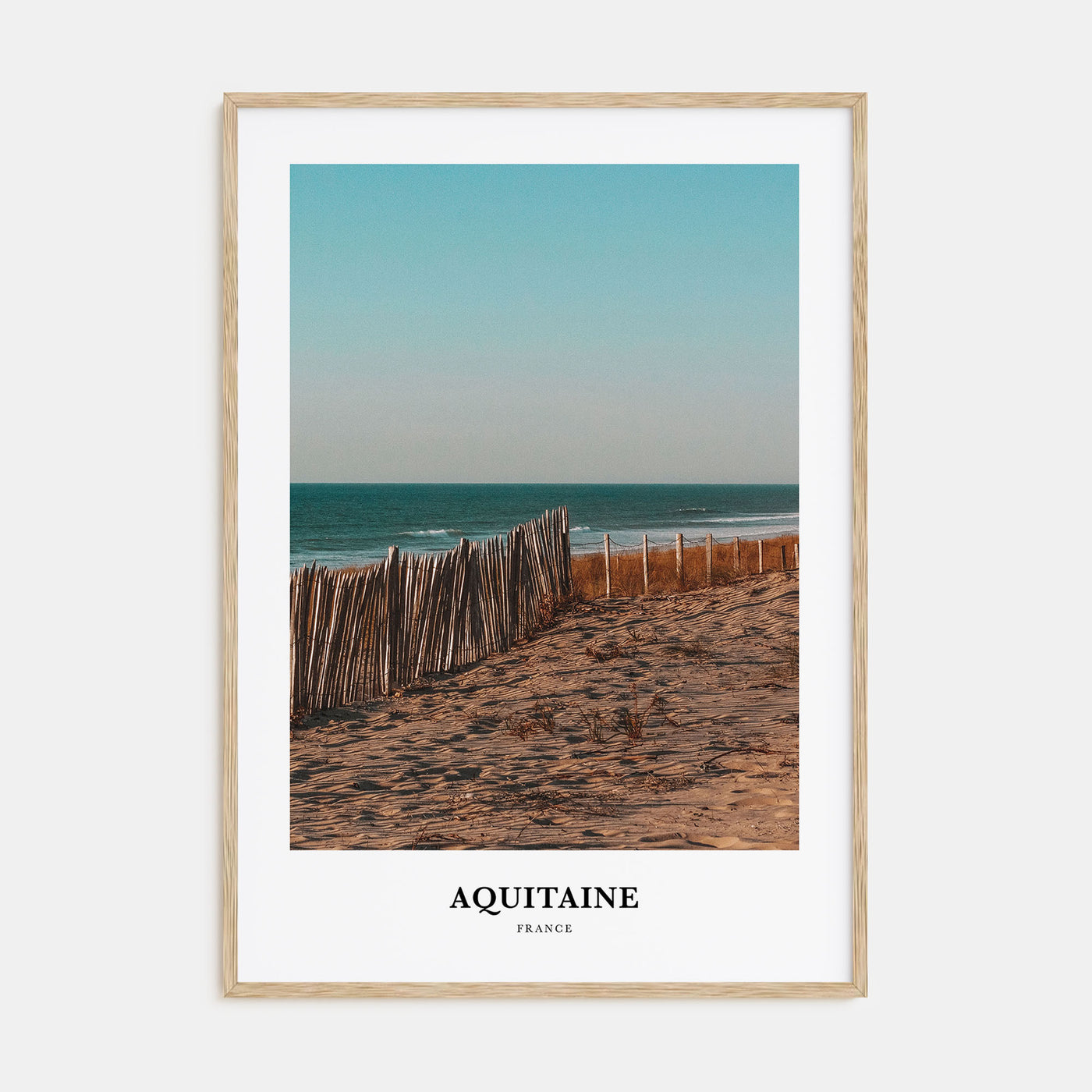 Aquitaine Portrait Color Poster
