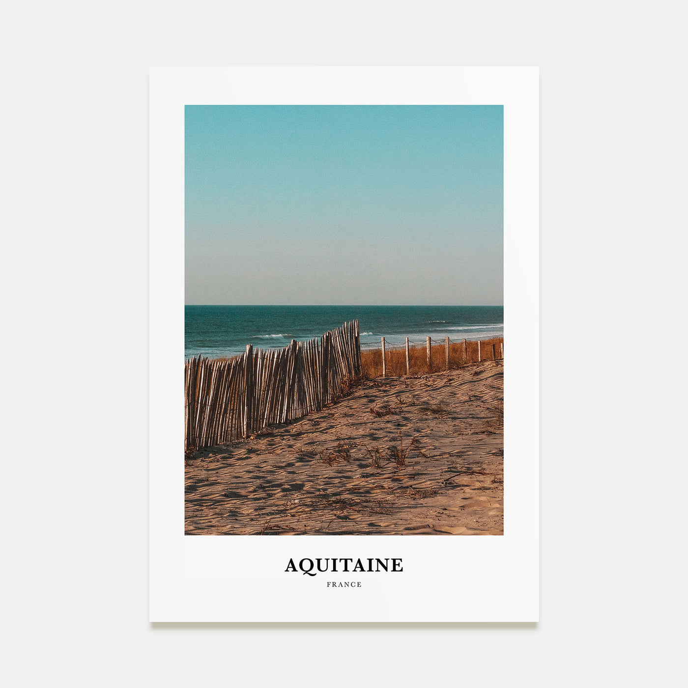 Aquitaine Portrait Color Poster