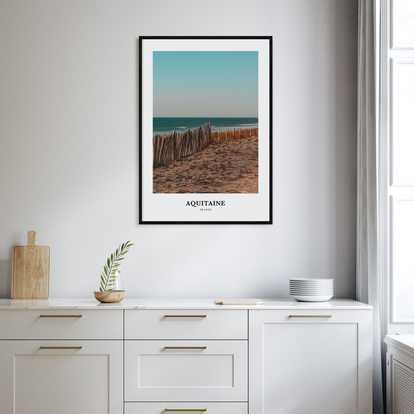Aquitaine Portrait Color Poster