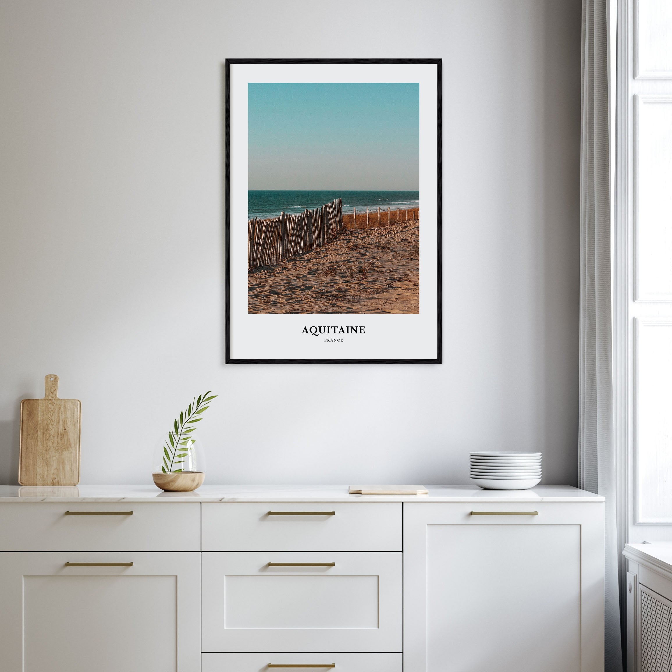 Aquitaine Portrait Color Poster