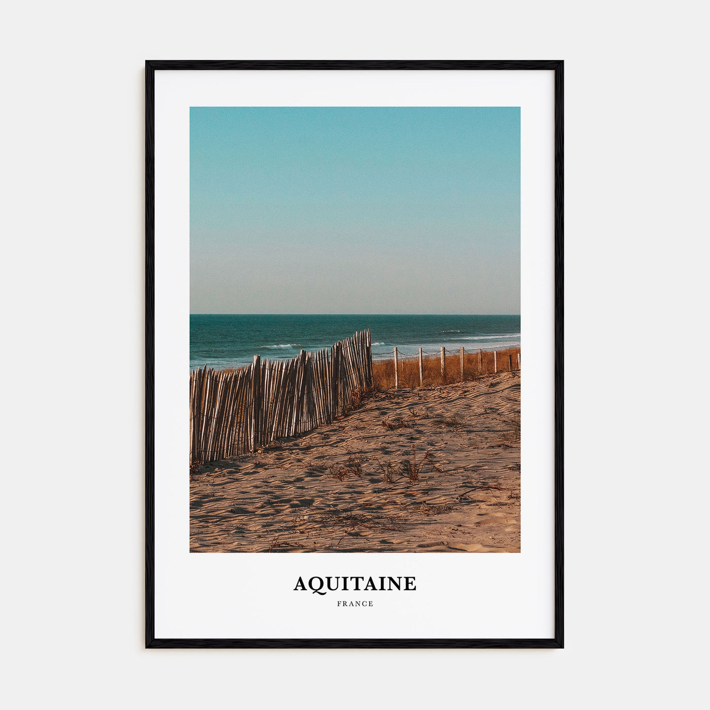 Aquitaine Portrait Color Poster