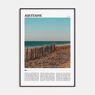 Aquitaine Travel Color Poster