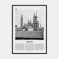 Aragon Travel B&W Poster