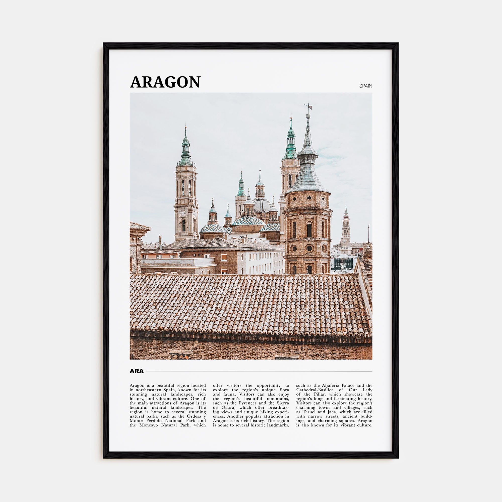 Aragon Travel Color Poster