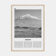 Ararat Travel B&W Poster