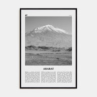 Ararat Travel B&W Poster