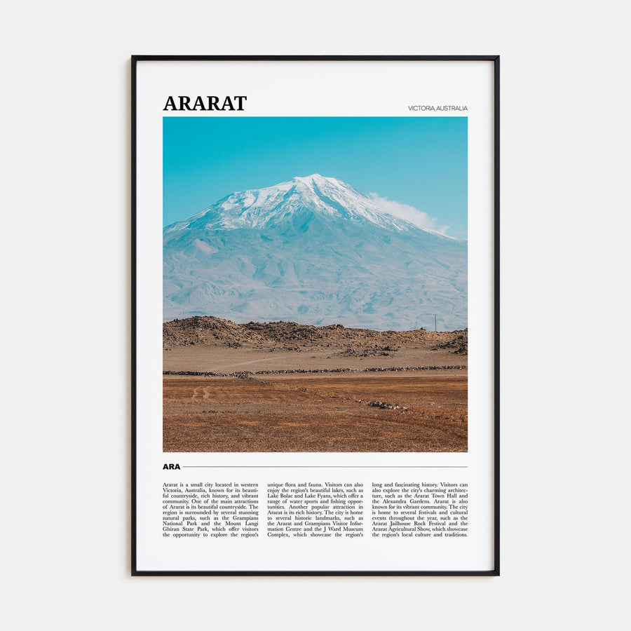 Ararat Travel Color Poster
