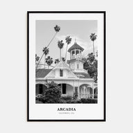 Arcadia Portrait B&W Poster