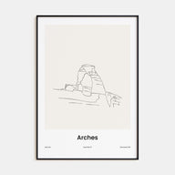 Arches National Park Drawn Poster
