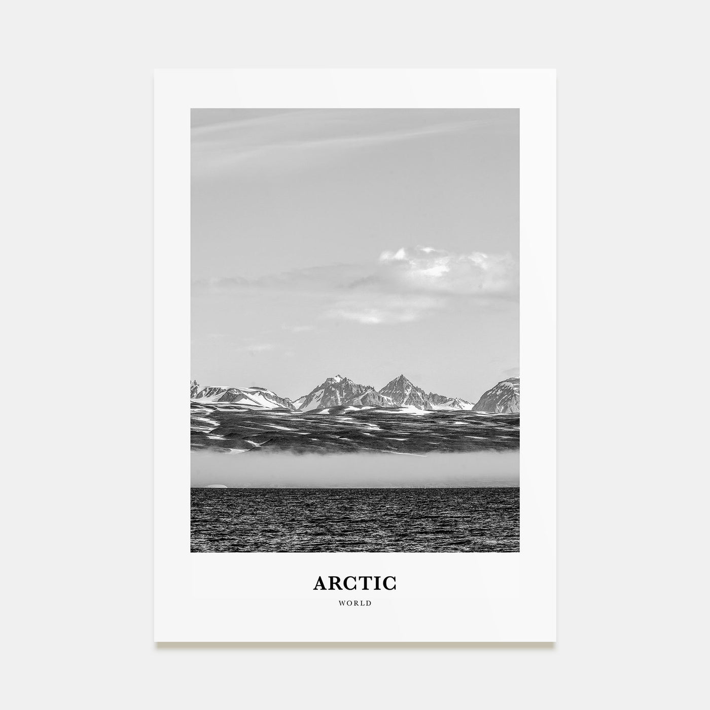 Arctic Portrait B&W Poster