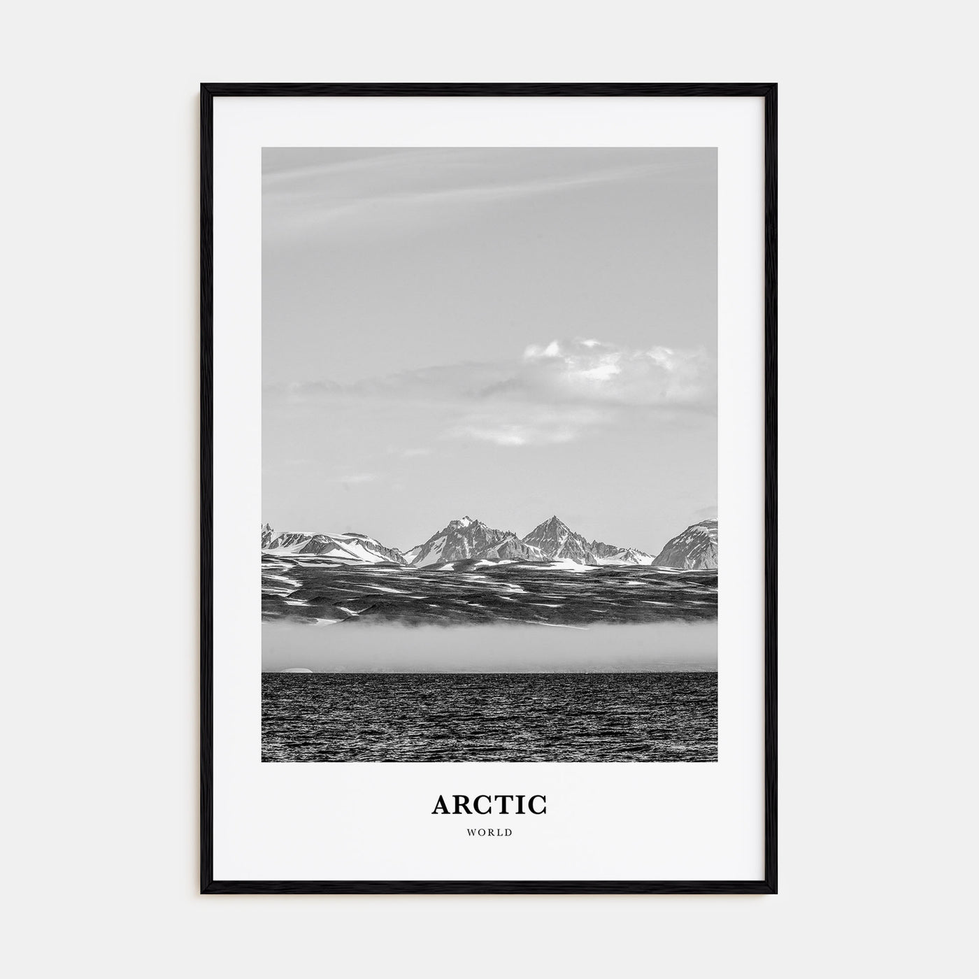 Arctic Portrait B&W Poster
