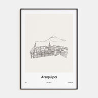 Arequipa Drawn Poster