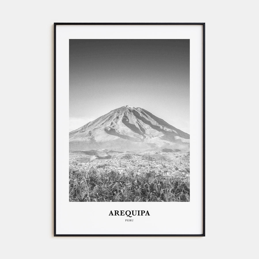Arequipa Portrait B&W Poster