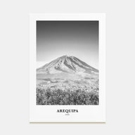 Arequipa Portrait B&W Poster