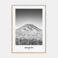 Arequipa Portrait B&W Poster
