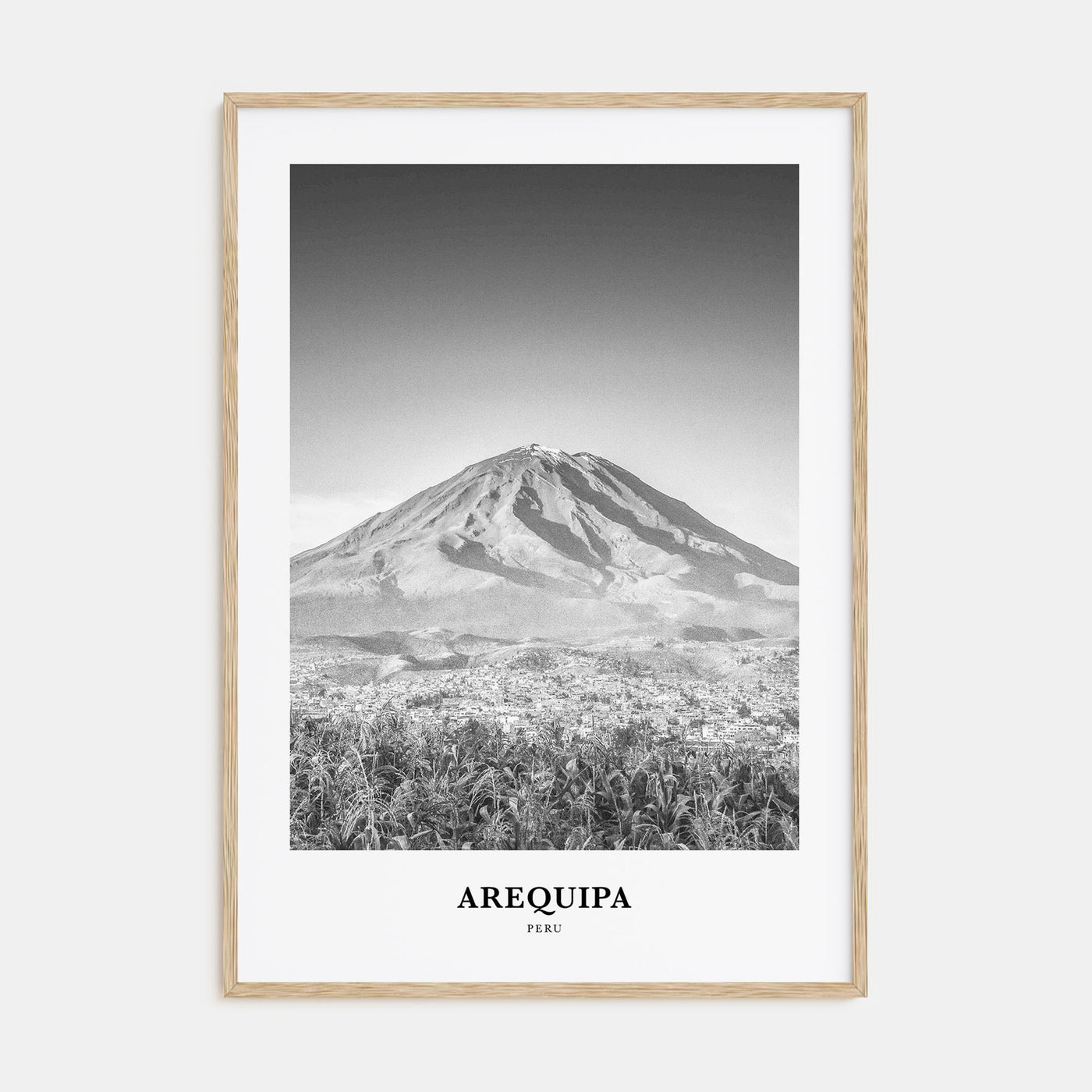 Arequipa Portrait B&W Poster