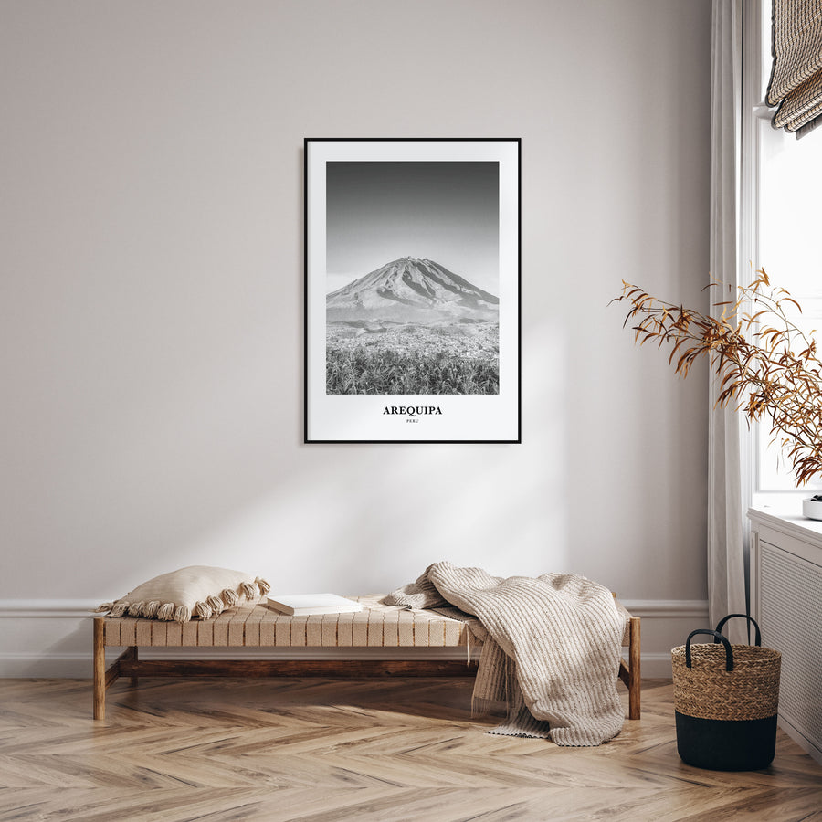 Arequipa Portrait B&W Poster