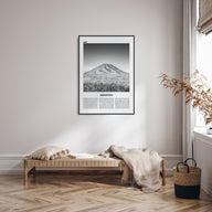 Arequipa Travel B&W Poster