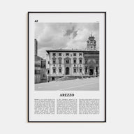 Arezzo Travel B&W Poster
