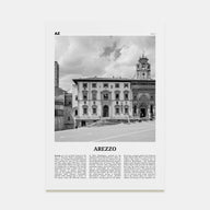 Arezzo Travel B&W Poster