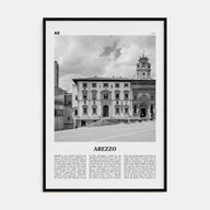 Arezzo Travel B&W Poster