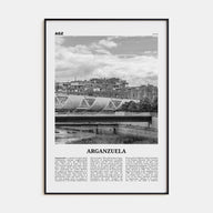 Arganzuela Travel B&W Poster