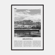 Arganzuela Travel B&W Poster