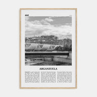 Arganzuela Travel B&W Poster