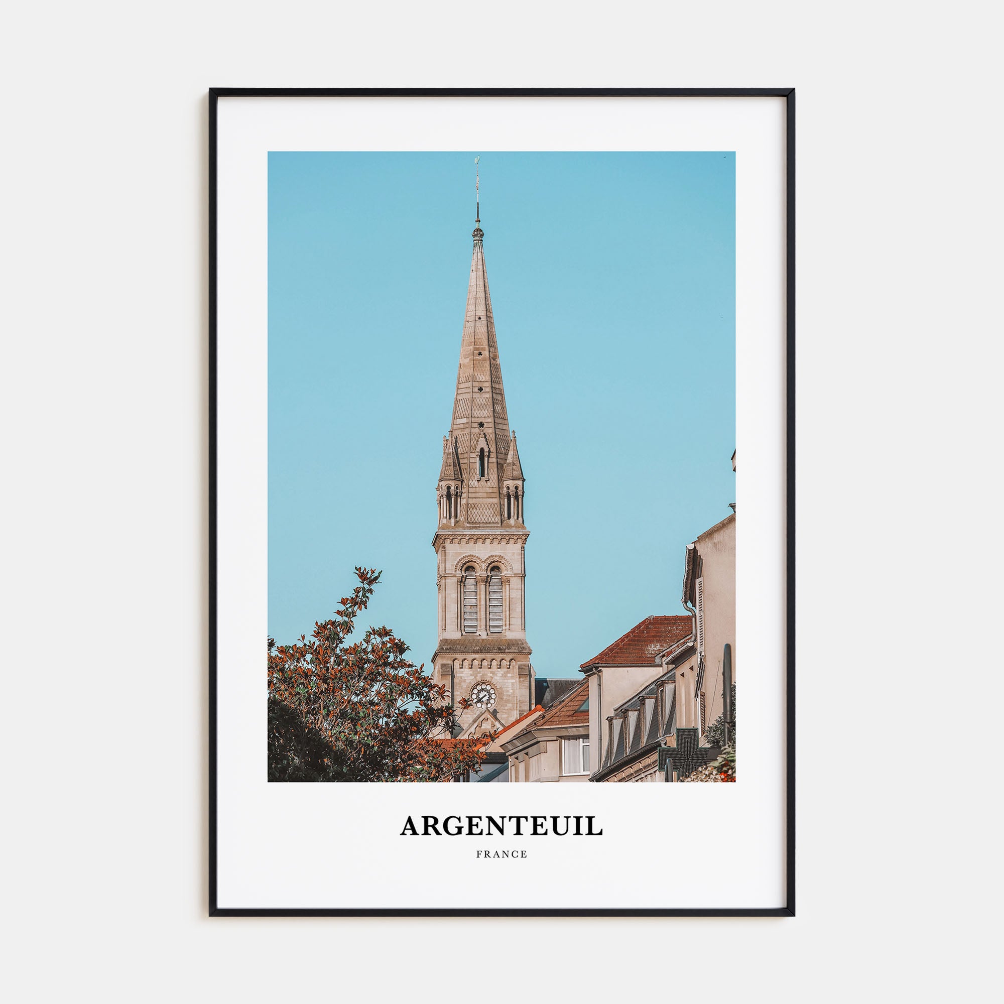 Argenteuil Portrait Color Poster