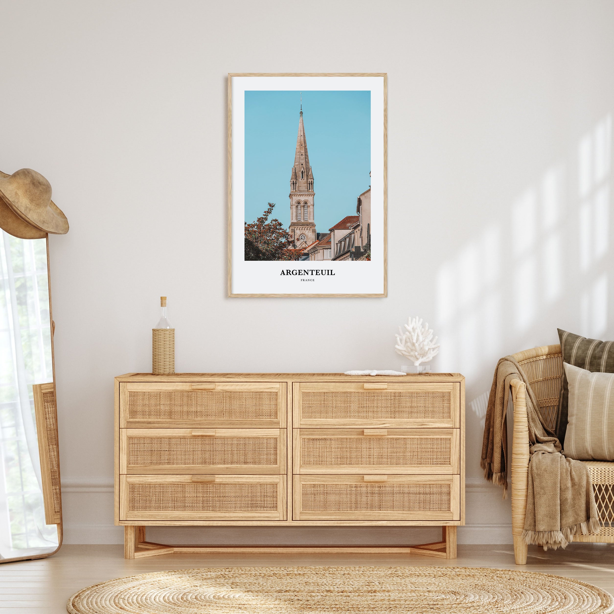 Argenteuil Portrait Color Poster