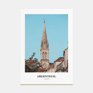 Argenteuil Portrait Color Poster