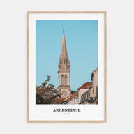 Argenteuil Portrait Color Poster