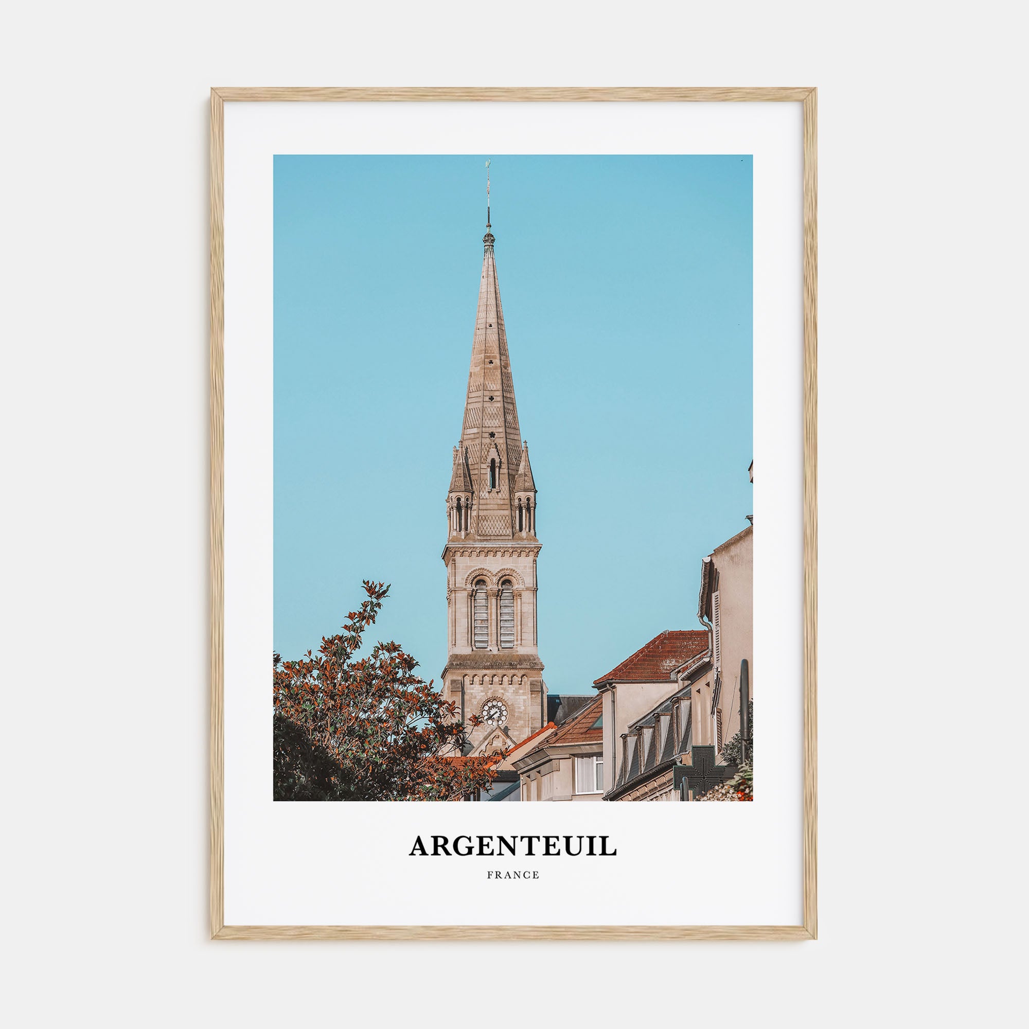 Argenteuil Portrait Color Poster