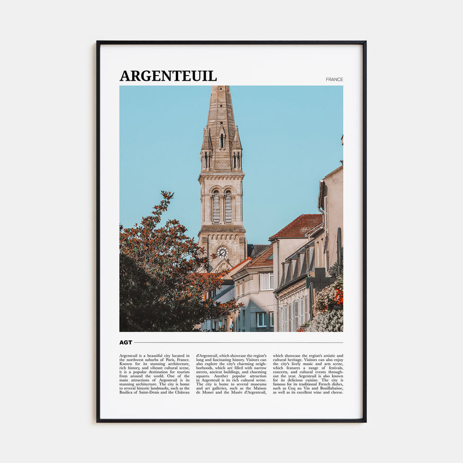 Argenteuil Travel Color Poster