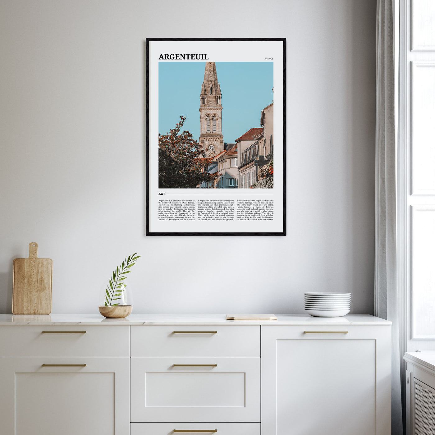 Argenteuil Travel Color Poster