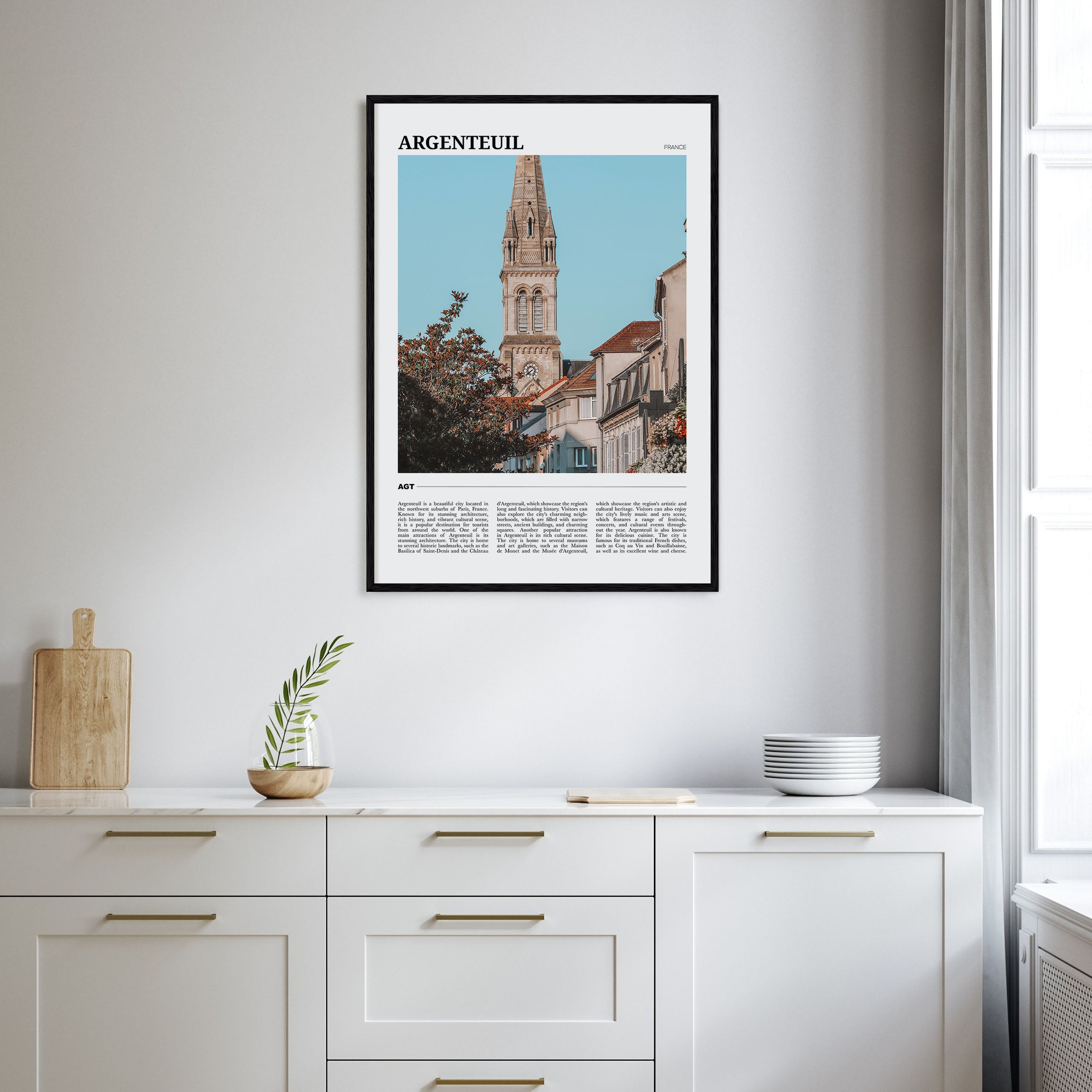 Argenteuil Travel Color Poster