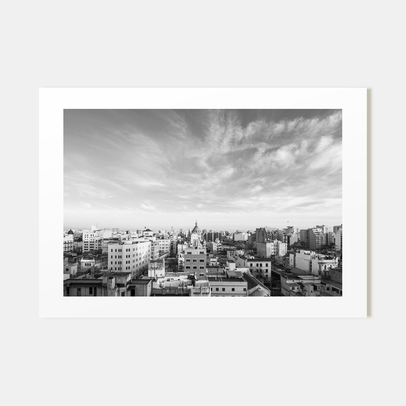 Argentina Landscape B&W Poster